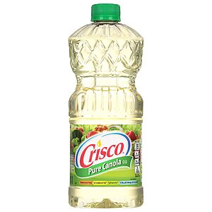 [S&S]Crisco Pure Canola Oil, 40 Fluid Ounce $3.18 + Free S&H w/ Prime or $35+