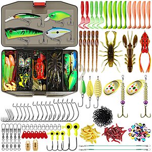 Amazon – TRUSCEND Complete Fishing Lures Kit - $13