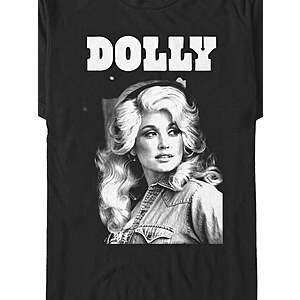 $9.88 FS Walmart+ or PU where available Dolly Parton, Men's & Big Men's Graphic Tee, LARGE SIZE ONLY