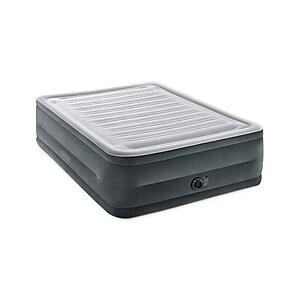 Intex 64417ED 22in Queen Dura-Beam Comfort Plush High-Rise Inflatable Air Mattress with Built in Pump for Travel and Camping, 600lb Weight Capacity - $59.99