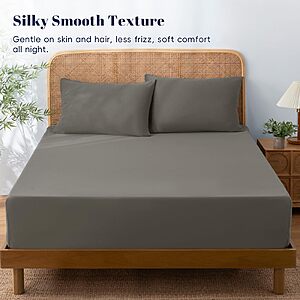 3-Piece PHF Q-Max>0.4 Queen Size Cooling Fitted Sheet Set $13.99 + Free Shipping w/ Prime or on $35+