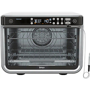 Ninja - Foodi 10-in-1 Smart XL Air Fry Oven, Countertop Convection Oven with Dehydrate & Reheat Capability - Stainless Silver for $240
