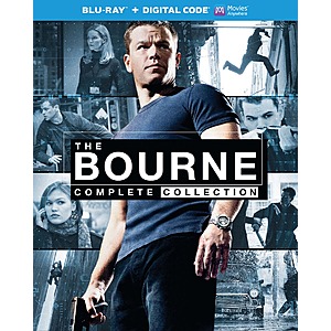 Bourne: The Ultimate 5-movie Collection (Box Set) [Blu-ray] $14.99 Plus extra 15% Off for new Gruv Customers