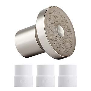 The Jolie Filtered Showerhead Bundle with Replacement Filters $99.99 Brushed Stainless Steel, Matte Black, Gold or Chrome free Shipping Costco.com