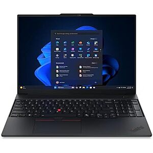 $1129* | Lenovo ThinkPad E16 Gen 3 Intel Core 7 240H, 16GB RAM, 512GB SSD, Windows 11 Pro at Amazon