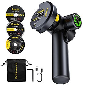 Fanttik M10 ACE Brushless Cordless Angle Grinder w/ 4 Cutting Blades $62.99 + Free Shipping