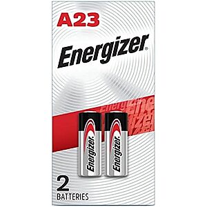 [AC] $1.79* | 2-Count Energizer A23 Alkaline Batteries at Amazon