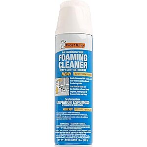 $6.37* | 19-Oz Frost King ACF19 Air Conditioner Coil Foaming Cleaner at Amazon