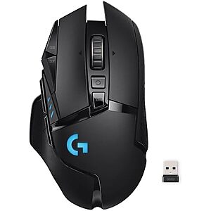 [Resale, AC] $55.78 | Logitech G502  Lightspeed Wireless Gaming Mouse (Black) (Used - Like New) at Amazon