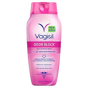 12-Oz Vagisil Odor Block Daily Feminine Wash $4.86 w/ S&S + Free Shipping w/ Prime or on $35+