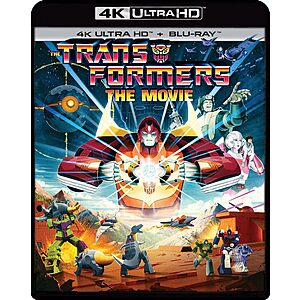 $16.14: The Transformers: The Movie - 35th Anniversary Edition [4K Ultra HD + Blu-ray] at Amazon