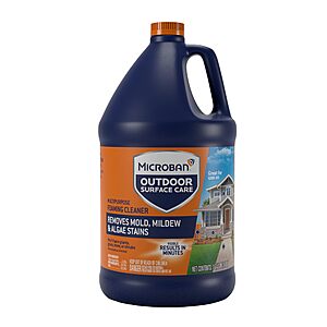 1 Gal MICROBAN Outdoor Surface Care Cleaner $12 + Free S&H w/ Prime or $35+