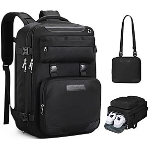 $19.60* | 35L Maelstrom Large Carry On Travel Backpack w/ Shoe Compartment (Black) + 10% Back w/ Prime Visa Card at Amazon