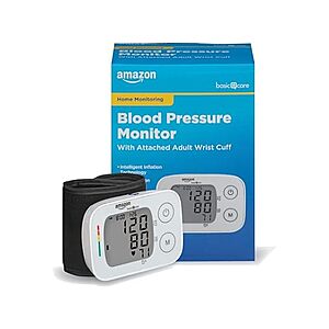 $7.22 | Amazon Basic Care Wrist Blood Pressure Monitor at Woot!