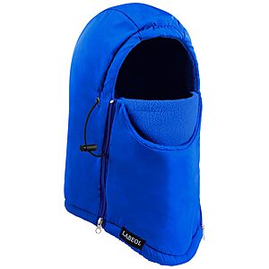 Labeol Kids Balaclava Ski Mask w/ Adjustable Zippers (Pure Blue) $6.89 + Free Shipping w/ Prime or on $35+