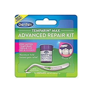 $0.99 | DenTek Temparin Max Advanced Dental Repair Kit at Woot!