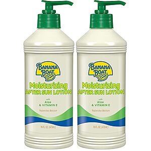 2-Pack 16-Oz Banana Boat Moisturizing After Sun Lotion w/ Aloe & Vitamin E $3.80 w/ S&S + Free Shipping w/ Prime or on $35+