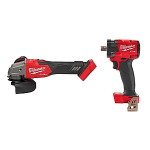 M18 FUEL 18V Lithium-Ion Brushless Cordless 4-1/2 in./5 in. Grinder with Variable Speed w/ 1/2 in. Impact Wrench $224