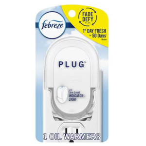 Febreze Plug In Air Freshener, Odor-Fighting Scented Oil Warmer Device - Free + free store pickup on $10