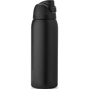 40-Oz Owala FreeSip Insulated Stainless Steel Water Bottle w/ Straw (Black) $32.49 + Free Shipping w/ Prime or on $35+