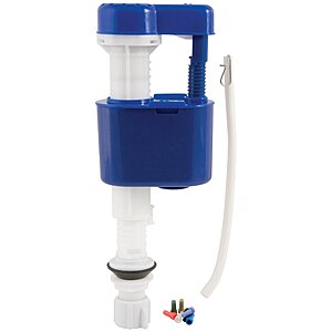 $4.06: PlumbCraft 7030911 Adjustable Toilet Fill Valve Replacement Kit, Quick Shut-Off Flush Valve Assembly at Amazon