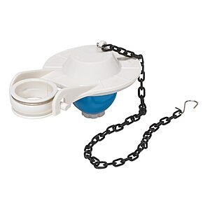 $2.50: PlumbCraft 7542700 3-in. Black Toilet Flapper Replacement Kit, Universal Tank Flapper Seal at Amazon