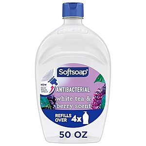 [SnS, AC] $3.69 | 50-Oz Softsoap Antibacterial Liquid Hand Soap Refill (White Tea and Berry) at Amazon