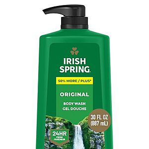 [SnS, AC] $4.64* | 30-Oz Irish Spring Men's Body Wash (Original Clean) at Amazon