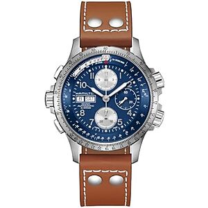 [NEW, AC] $1239.90 | Hamilton Khaki Aviation Automatic Men's Watch, 44mm Stainless Steel Case at Amazon
