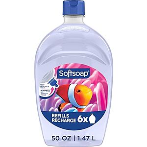 [SnS, AC] $3.69* | 50-Oz Softsoap Aquarium Liquid Hand Soap Refill at Amazon