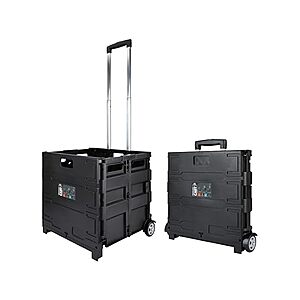 Olympia Tools 85-010 Grand Pack-N-Roll Portable Tools Carrier with Telescopic Handle, 80 Lb. Load Capacity, Black 2025 New Version $13.99