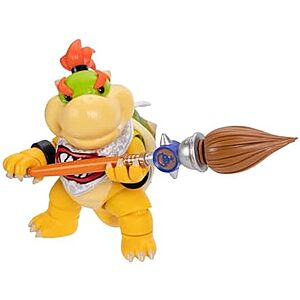5" The Super Mario Galaxy Movie Bowser Jr. Action Figure Series 1 w/ Paint Brush $5.85