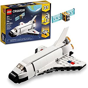 $7.99* | 144-Piece LEGO Creator: 3 in 1 - Space Shuttle (31134, 2023) at Amazon