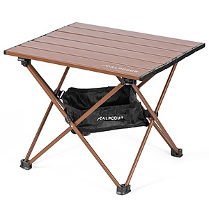 Alpcour Portable Aluminum Camping Table $20 + Free Shipping w/ Prime