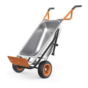 WORX Wheelbarrow Heavy Duty Dolly, 8-in-1 Aerocart Garden Cart, WG050 $134.99