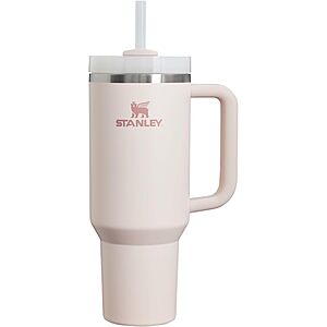 40-Oz Stanley Quencher H2.0 Stainless Steel Vacuum Insulated Tumbler w/ Lid and Straw (Rose Quartz) $27 + Free Shipping w/ Prime or on orders over $35