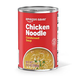 Amazon Fresh, Chicken Noodle, Condensed Soup, 10.5 Oz (Previously Happy Belly, Packaging May Vary)~$0.59 With S&S @ Amazon~Buy 4 & Save More!