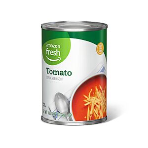 Amazon Fresh, Condensed Tomato Soup, 10.75 Oz (Previously Happy Belly, Packaging May Vary)~$0.59 With S&S @ Amazon~Buy 4 & Save More! $0.45