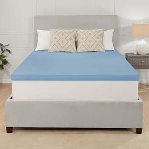 Mainstays 3 in Gel Memory Foam Mattress Topper, Queen $88
