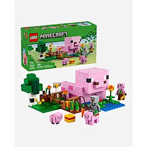 $12.79 | 238-Piece LEGO Minecraft - The Baby Pig House (21268, 2025) at Amazon