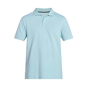 George Men's Classic Fit Short Sleeve Pique Polo Shirt (Ocean Breeze or Champagne Gold, Size M) $2.52 + Free Shipping w/ Walmart+ or on $35+