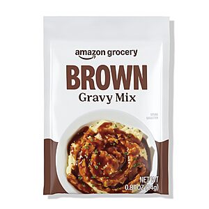 0.87-Oz Amazon Grocery Brown Gravy Mix  $0.48 w/ S&S + Free Shipping w/ Prime or on $35+