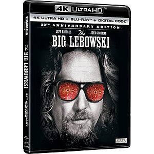 The Big Lebowski 20th Anniversary Edition (4K Ultra HD + Blu-ray + Digital) $11.46 + Free Shipping w/ Prime, Walmart+ or $35+
