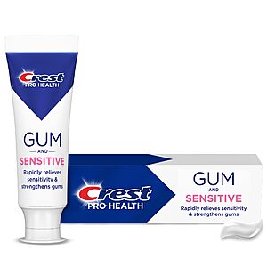 $4.58 S&S Clip Q AMZ Crest Pro-Health Sensitive and Gum All Day Protection Toothpaste 4.8 oz- Anti cavity, Antibacterial Fluoride