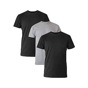 Hanes T-Shirt Undershirt, 3-Pack, Comfort Fit Ultra Soft, Men's Cotton Undershirt Large Only $6.3