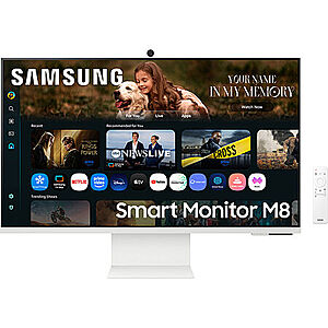 Samsung M8 M80F 32" 4K VA HDR Smart Monitor $299.99