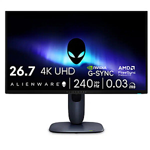 Open Box: Alienware - AW2725Q 27" QD-OLED 4K UHD 240Hz [YMMV] $422.99