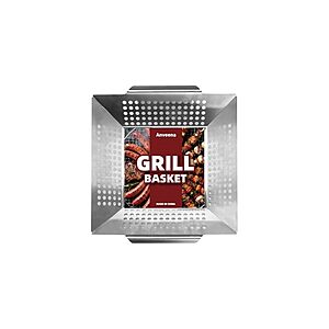 Heavy Duty Stainless Steel Grill Baskets - from $11.99