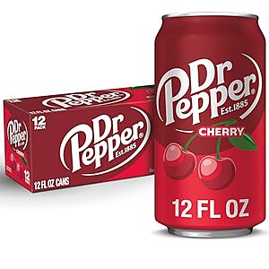 [SnS, AC] $13.80* | 3 × 12-Pk 12-Oz Dr Pepper Soda (Cherry) ($4.60 each) at Amazon