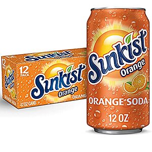 [SnS, AC] $14.01 | 3 × 12-Pack 12-Oz Sunkist Orange Soda ($4.67 each) at Amazon (38.9￠ each)